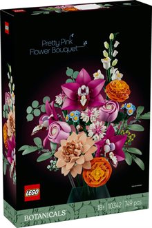 Vacker rosa blombukett 