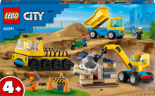 LEGO® Byggfordon och kran med rivningskula (60391)